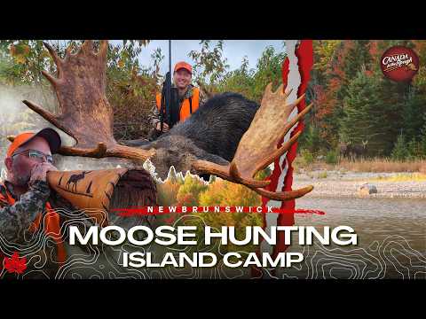 Moose Hunting Remote Island Camp (BIG BULL) | Canada in the Rough