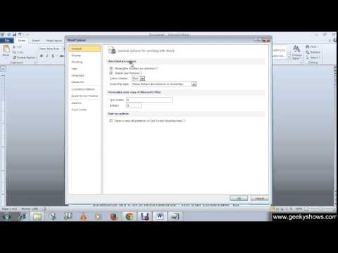 Microsoft Office Word 2010 Minimize and Maximize the Ribbon