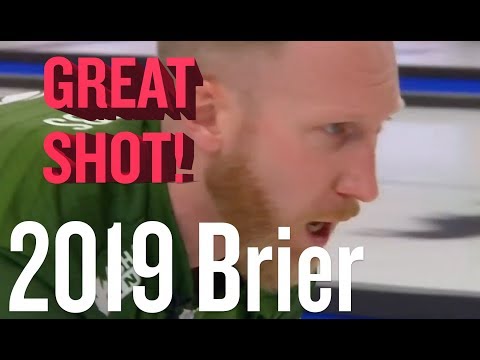 2019 Tim Hortons Brier - Brad Jacobs (NO) Double takeout for 5 vs. BC