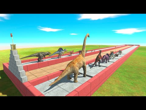 Dinosaur Relay Race - Animal Revolt Battle Simulator