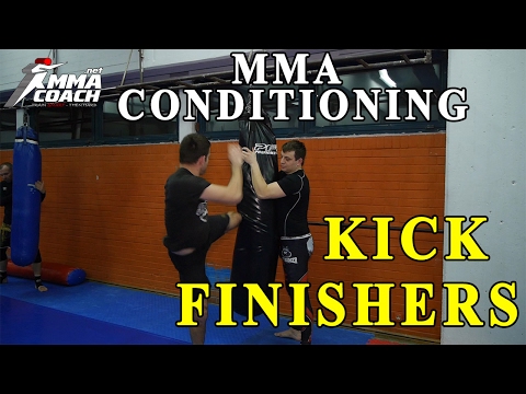 MMA conditioning - kick finishers