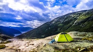 HUSEDALEN WATERFALLS AMAZING VIEWS! SOLO HIKING NORWAY