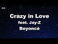 Crazy In Love Feat Jay Z Beyoncé Karaoke No Guide Melody Instrumental