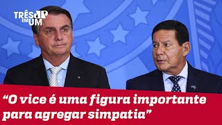 Bolsonaro fala sobre relacionamento com Mourão e eleições 2022