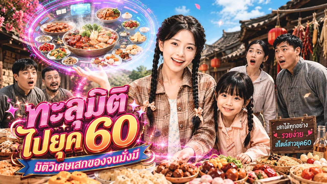 ทะลุมิติไปยุคข้าวยากหมากแพง! แต่เธอมีระบบเสกข้าวจากมิติพิเศษ พลิกชีวิตจากยาจกสู่มหาเศรษฐีในพริบตา