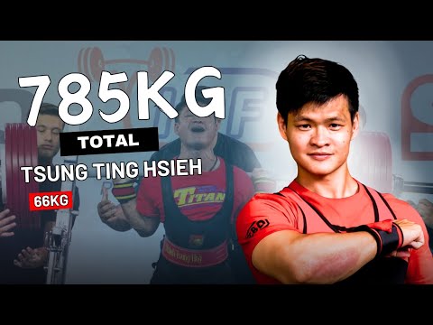 Tsung Ting Hsieh | 2nd Place 785Kg Total 66Kg | IPF World Powerlifting Championship 2024