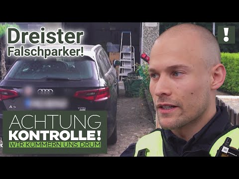 "Komplett DREIST!" Fremder PKW parkt in Hauseinfahrt! | Achtung Kontrolle