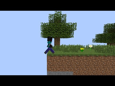 Minecraft but the WORLD is DESTROYED when I WALK
