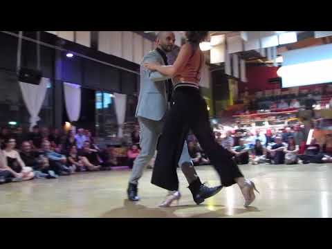  Bruno Tombari  and  Rocio Lequio  are  dancing  to  the  tango  "  Volver a Sonar  "  or  "  La Mariposa  "  by  Carlos di Sarli  or  Osvaldo Pugliese  in  2019