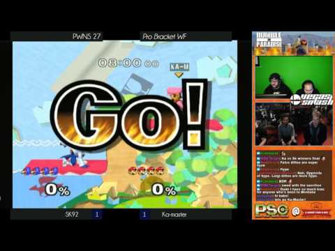 PWNS 27 - Melee - Pro - WF - SK92 (Falco) vs Ka-Master (Luigi)