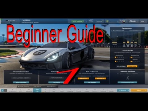Motorsport Manager Beginner Guide Teil 1 - Ein neues Spiel anfangen