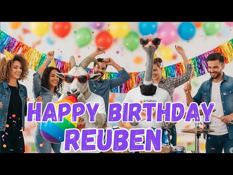 REUBEN Happy Birthday Song - Happy Birthday to Reuben