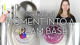 How to Blend Pigments into a Creamy Base for Lipstick &amp; Eyeliner // Make it Up