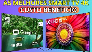?[Exclusivo] Top 4 Melhores Tv  Smart 4K Custo Beneficío Do Momento/ Tv 4K