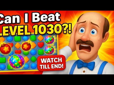 Can I Beat Level 1030?! | Homescapes HARD Level Crushed!