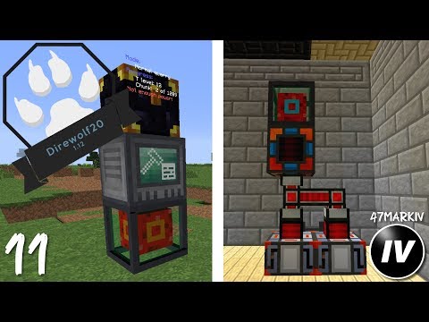 Direwolf20 1.12 - Ep 11 - Mob Powered Quarry