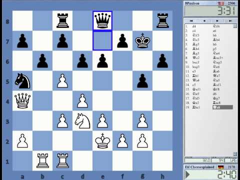 Blitz Chess #1765 with Live Comments Queens Indian Kasparov vs BPaulsen Bryan Paulsen with White
