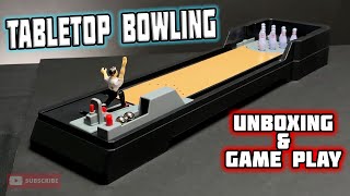 TABLETOP BOWLING GAME❗ Unboxing & Game Play