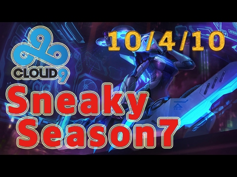 C9 Sneaky Ashe ADC vs Jhin Patch 7.2