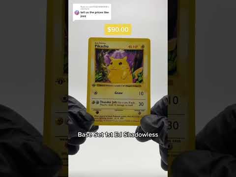 Incredibly Rare First Edition Pikachu!?!?