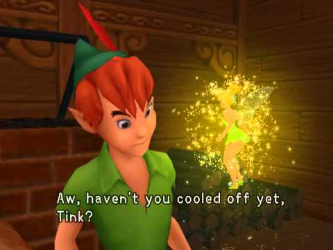 Kingdom Hearts, English cutscene: 154 - Anyone Can Fly - HD 720p