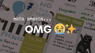 Planea conmigo la semana del 24 al 30 de noviembre ✨ Gatitos + Colores de The Happy Planner🎉