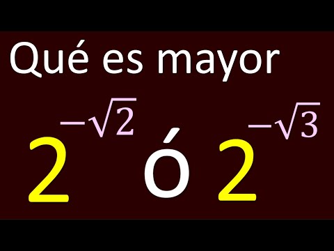 Qué es mayor. Comparación de potencias de igual base.