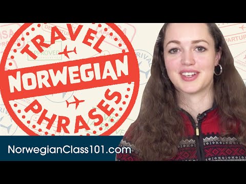 All Travel Phrases You Need in Norwegian! Learn Norwegian in 20 Minutes!