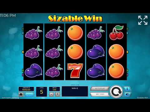 Sizable Win – Video Gameplay