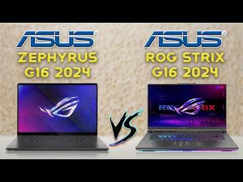 ROG Zephyrus G16 2024 vs ROG Strix G16 2024 | Best ASUS ROG Gaming Laptops | Tech compare