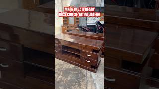 Meja tv ready siap COD SE JATIIM JATENG FREE ONGKIR #mebelmadiun #mejatv #mebelmurah #viralvideo