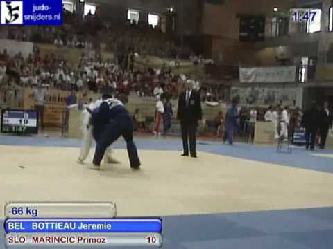Judo 2009 Koper: Bottieau (BEL) - Marincic (SLO) [-66kg].