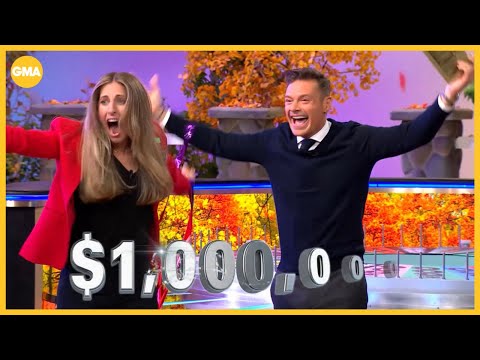 The moment contestant won $1 million on 'Wheel of Fortune,' a show record