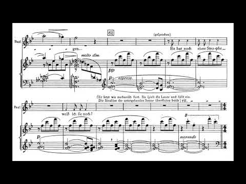Erich Korngold: Marietta's Lied from Die Tote Stadt (w. Score)