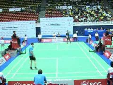 BADMINTON THAILAND GRAND PRIX 2007 - SCOTT Evans v CHETAN Anand (INDIA) Part 3