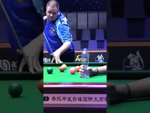 Jason Theron (South Africa) -  Bottle Cap Challenge on a Chinese Pool Table