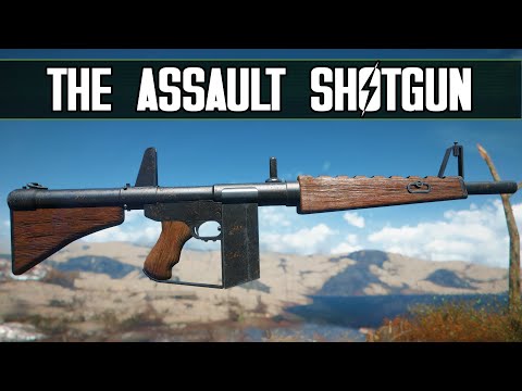 Fallout 4's New Assault Shotgun (Prototype AA12)