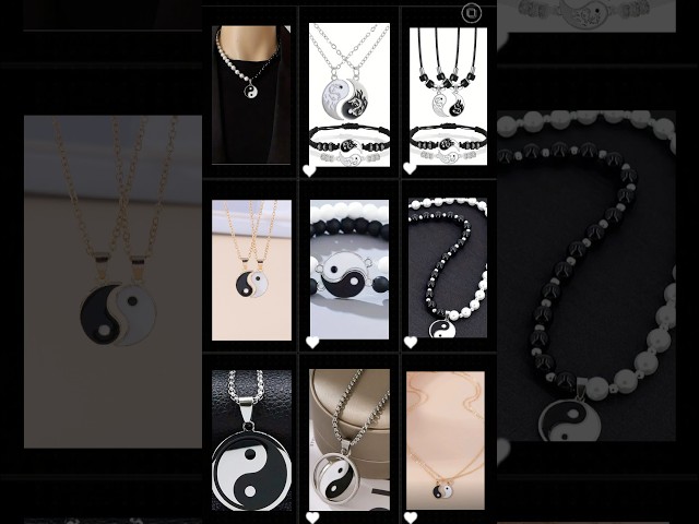 Vídeo relacionado con OUDQFCJ 2 piezas collar Yin Yang pareja, collar Taichi BFF, collares de amistad, colgante Ying Yang, joyería grabado dragón, collares para mejores amigos, amantes y regalos pareja