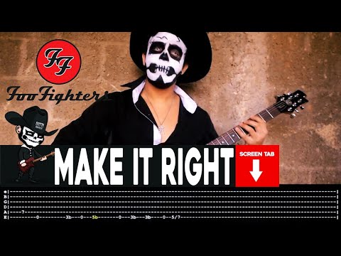 Foo Fighters - Make It Right (Guitar Cover by Masuka W/Tab)