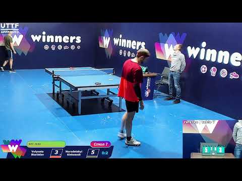 Volynets Stanislav - Horodetskyi Aleksandr WINners CUP Table Tennis 7 26.11.2020 19:45
