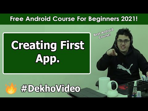 Creating Our First Android App with APK | Android Tutorials in Hindi 2