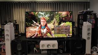 Horizon Forbidden West PS5 LG CX OLED Gameplay Favored Performance Mode 60fps