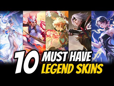 "10 MUST HAVE & MY FAVOURITE LEGEND SKINS IN HONOR OF KINGS"