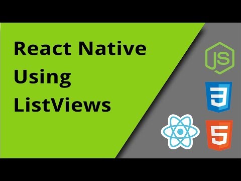 React Native List Views Episode 10