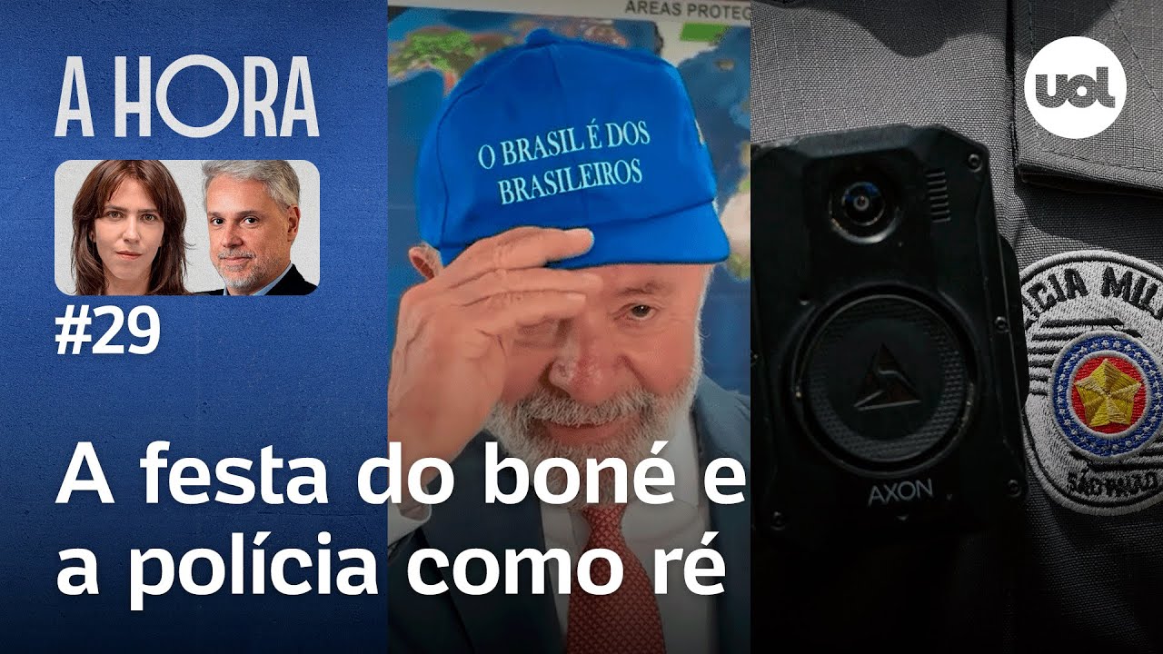 Lula na 'guerra dos bonés', Trump ameaça Gaza, Hugo Motta, violência policial em SP e mais | A Hora