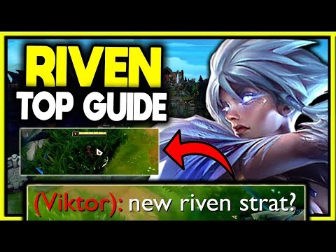 BEST RIVEN COUNTER STRAT VS ALL RANGED PATCH 10.8+ - SEASON 10 RIVEN TOPLANE GUIDE