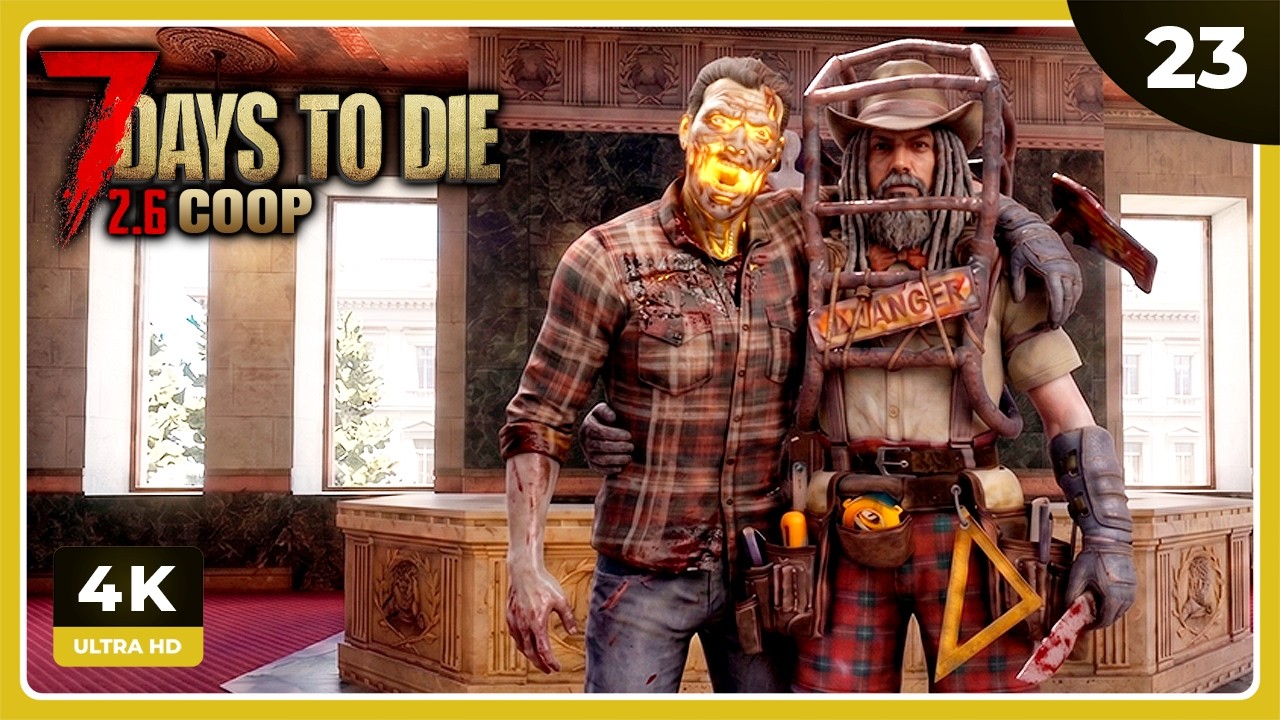 7D2D #23 | DÍA LOCO EN EL HOTEL | 7 DAYS TO DIE Gameplay Español