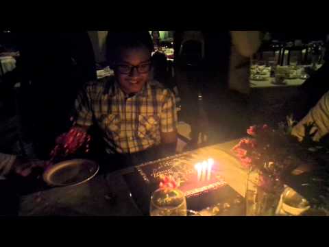 Dilshan's 12th  birthday dinner surprise!