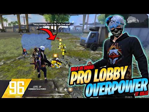 Solo VS Squad Rank Hardest Lobby Gameplay 🔥 | OverPower 17 KILLS 😱 - Neel Gaming
