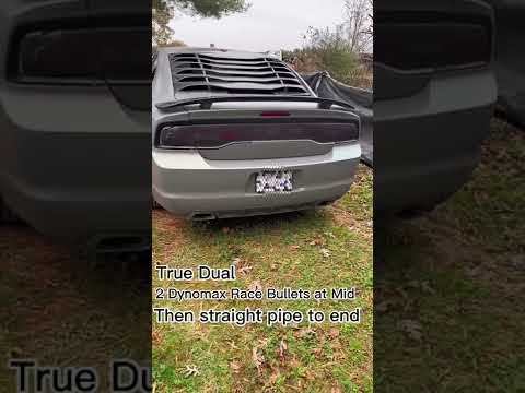 V6 Charger True dual/dynomax race bullets